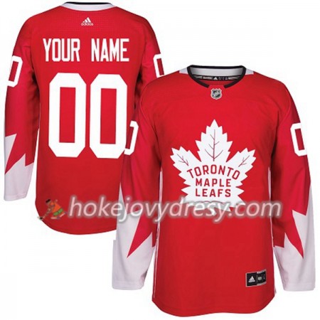 Pánské Hokejový Dres Toronto Maple Leafs Personalizované Červená 2017-2018 Adidas Alternate Authentic